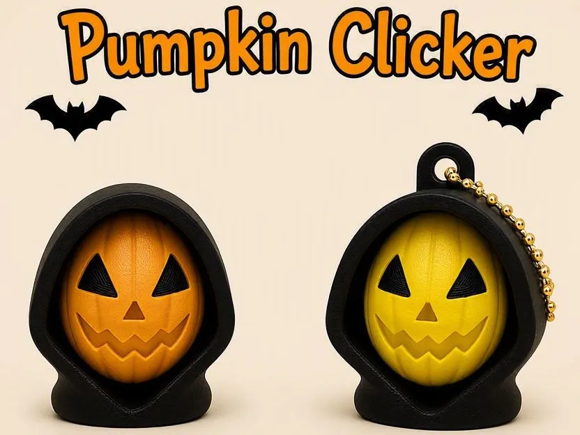 Objeto manipulable: Pumpkin Face Clicker. Referencia del modelo original.