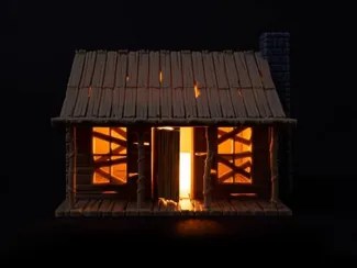 Haunted Cabin – 3D Printable Horror House