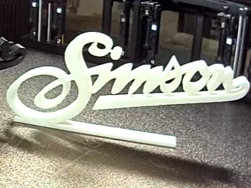 Simson Logo Aufsteller