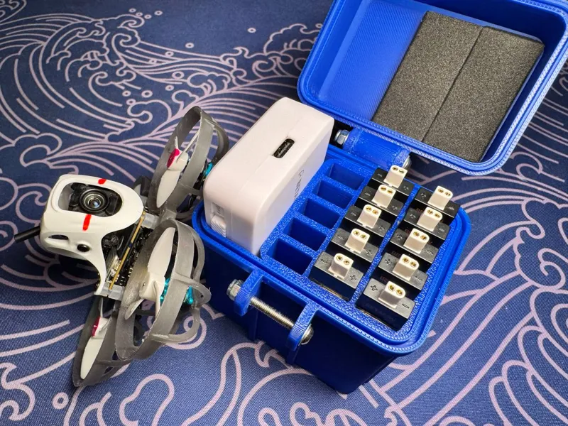 Case for 1s batteries BetaFPV Lava with Charger