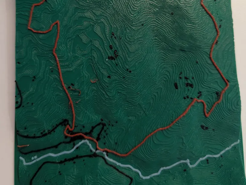 Chalmatrail 9km map