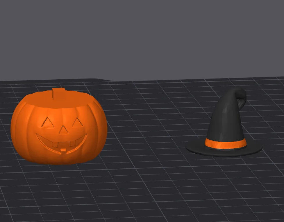 Pumpkin in a Witch Hat by Aleksandr MakerWorld: Download Free 3D Models