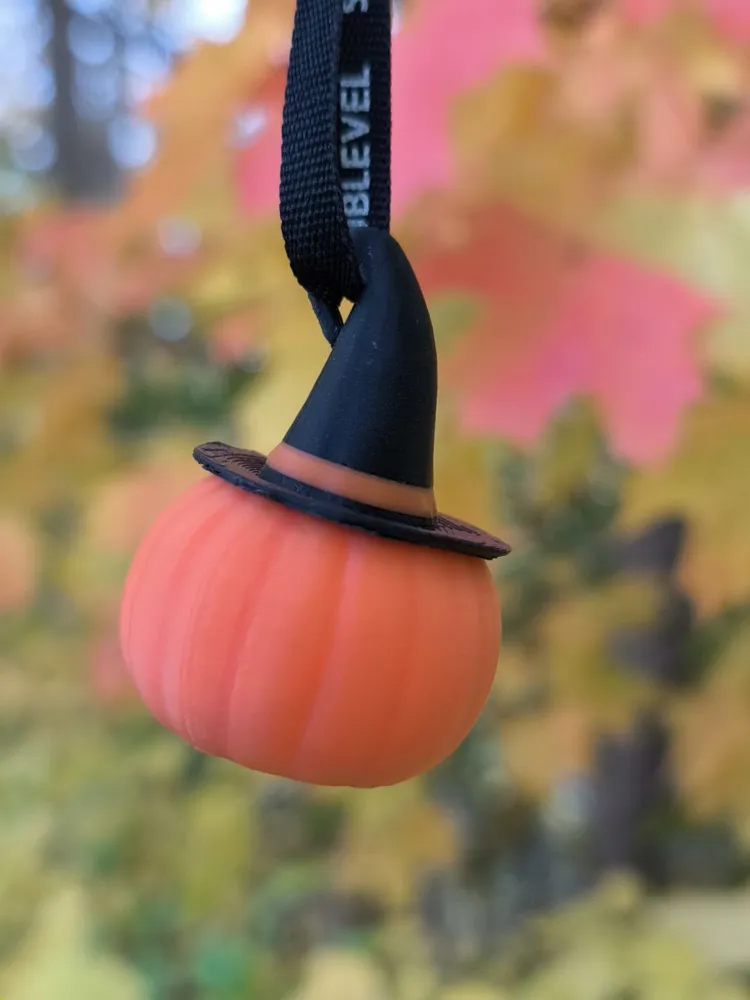 Pumpkin in a Witch Hat by Aleksandr MakerWorld: Download Free 3D Models