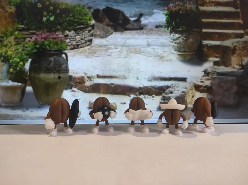 Coffee Goes Places! Traveling coffee beans - Free 3D Print Model ...