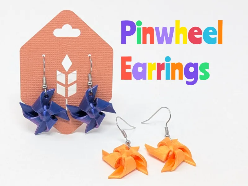 Pinwheel Earrings