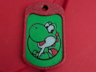 Yoshi Dog Tag