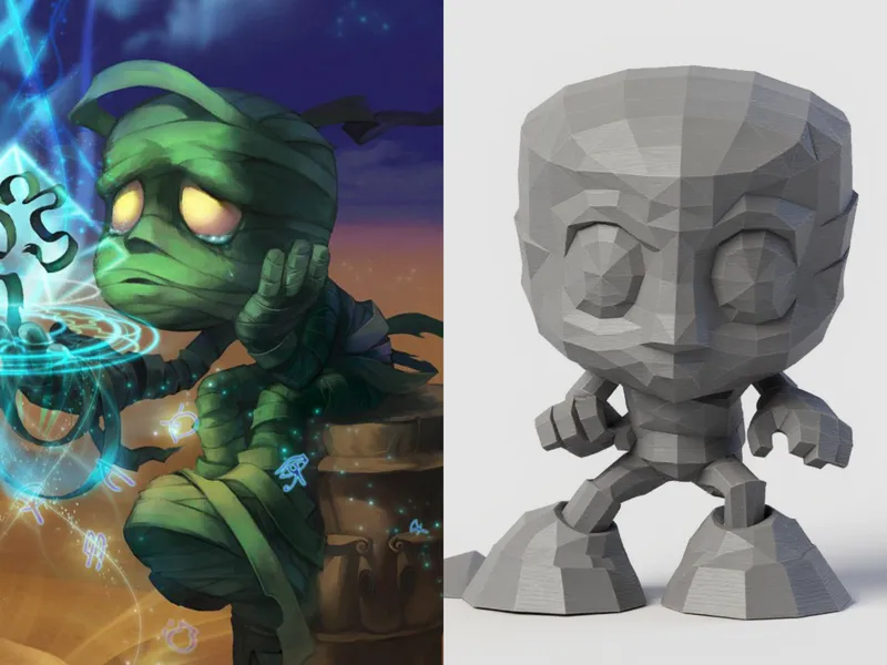 Amumu League of Legends 3D Model – The Sad Mummy