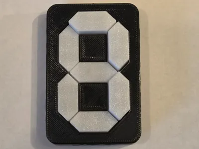 Magnetic Number Block - Gadget Geocache