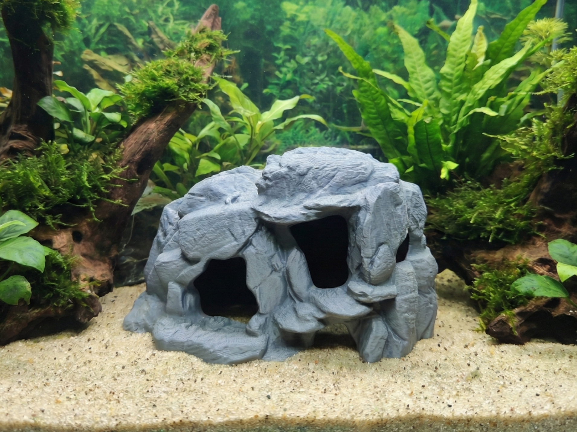 Naturalistic Rock Cave System Aquarium Hideout