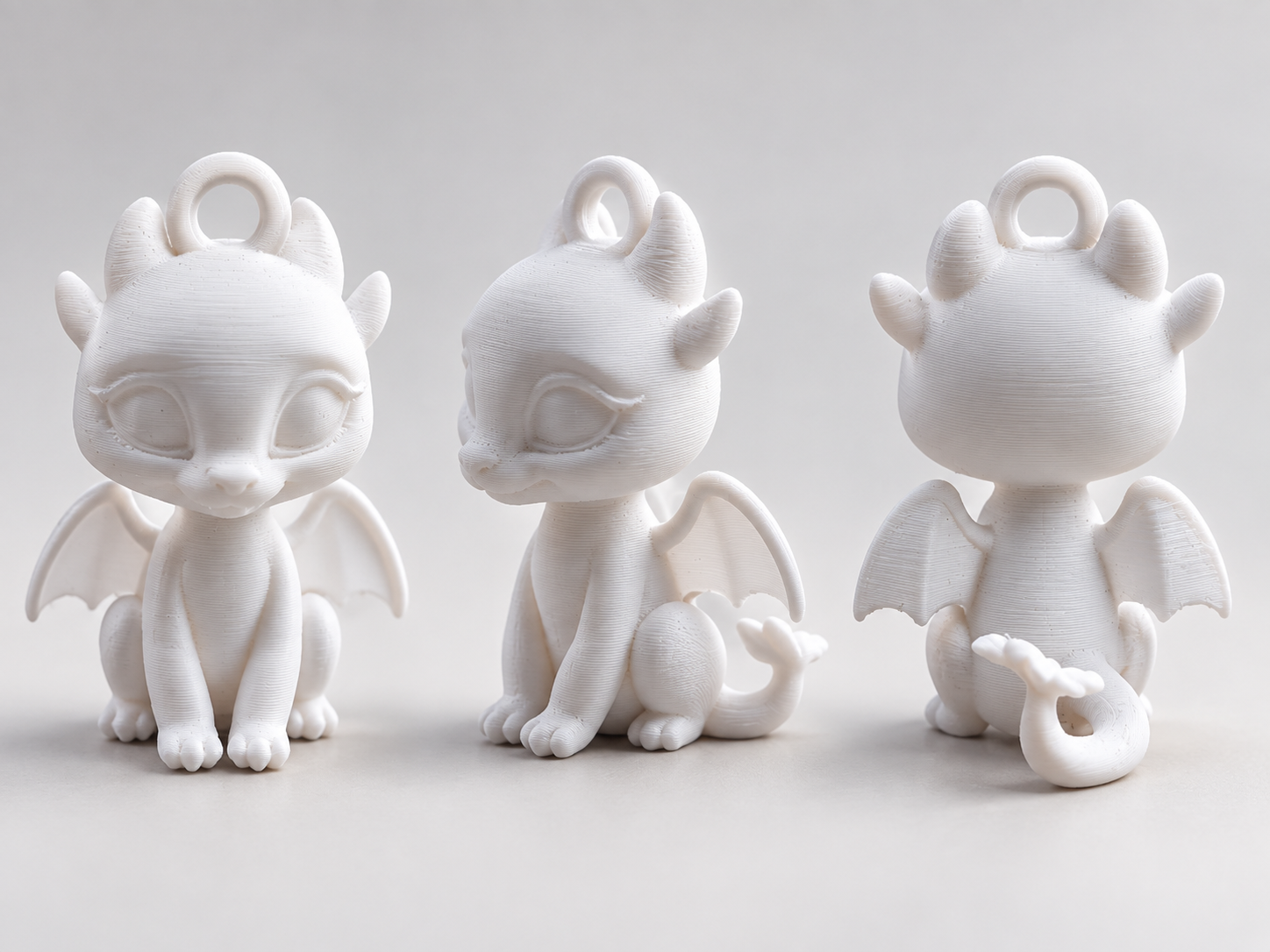 light fury keychain 3D model