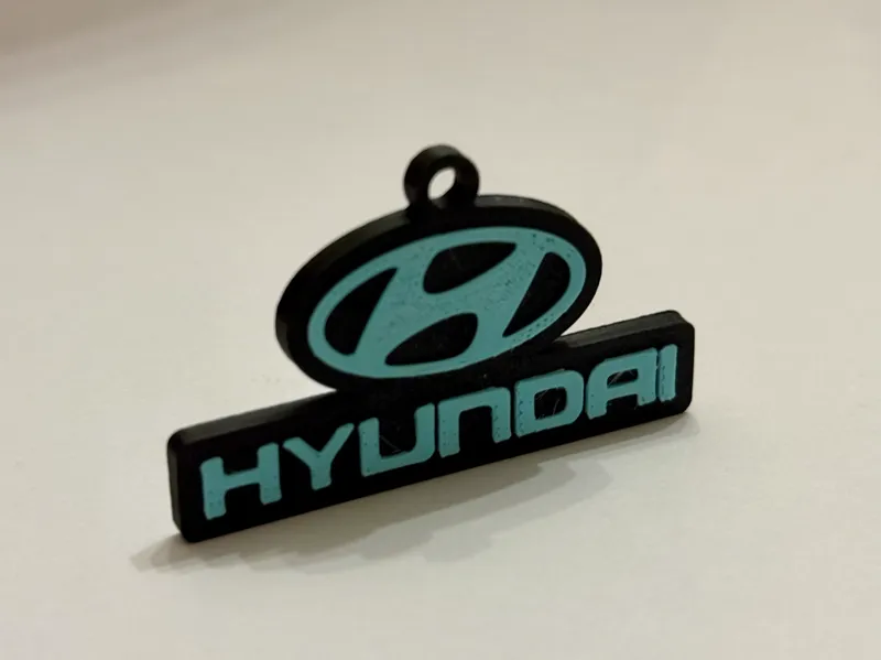 Hyundai Double-Sided Keychain