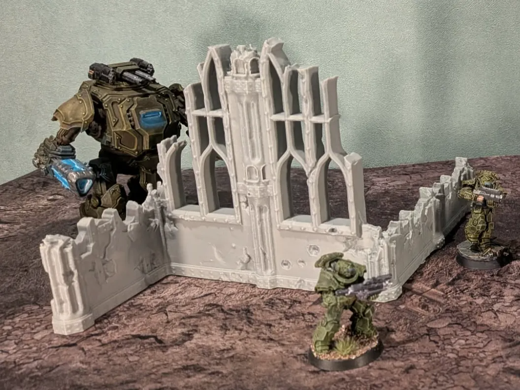 Wargame terrain Aquila Imperial ruins