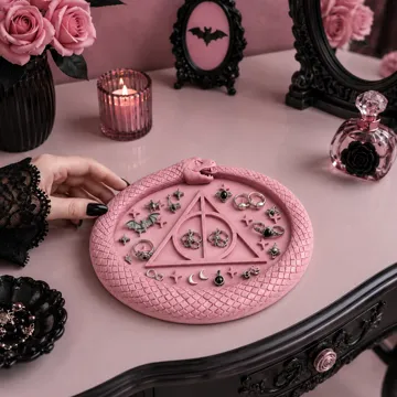 Bandeja organizadora: Goth Harry Potter Jewelry Tray Deathly Hallows — vista de referencia 3