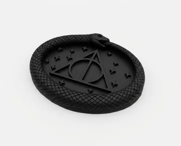 Bandeja organizadora: Goth Harry Potter Jewelry Tray Deathly Hallows — vista de referencia 5