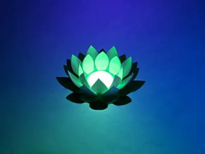 Floating Lotus Light - Pool Illumination