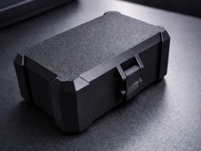 Print-In-Place Hinged Storage Box
