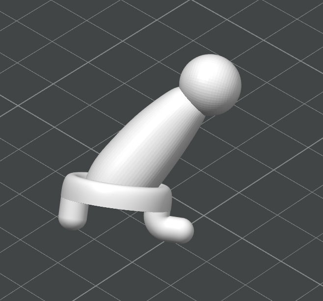 Miniatura 2 do modelo 3D 哆啦A梦伸出圆手 洞洞板挂钩 无需AMS 无需胶水