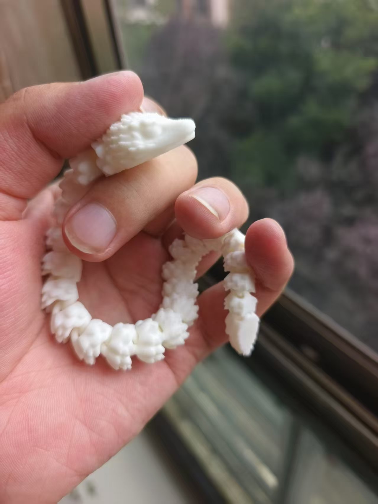 Miniatura 1 do modelo 3D 小白蛇，蛇年