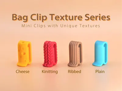 Bag Clip Texture Series