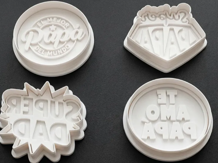 Dia del padre cookie cutters+stamp