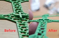 4x4 with stopper supports