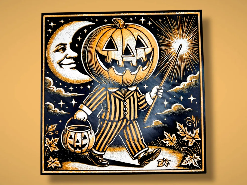 Spark & Spirit -Halloween Jack 2 -Vintage Hueforge by Manic