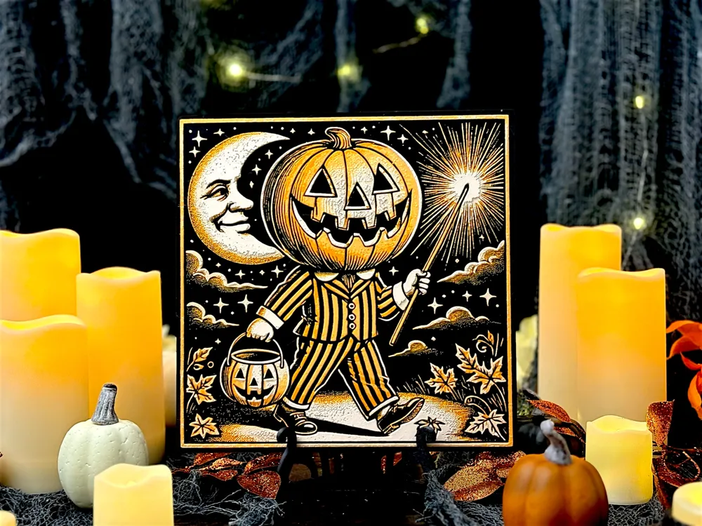 Spark & Spirit -Halloween Jack 2 -Vintage Hueforge by Manic