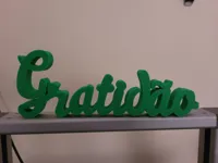 Mot décoratif « Gratidão » — photo 1
