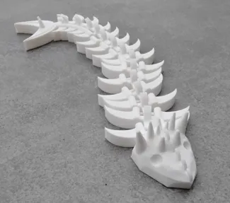 Skeleton of a monster