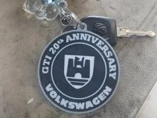 GTI Volkswagen 20th Anniversary keychain