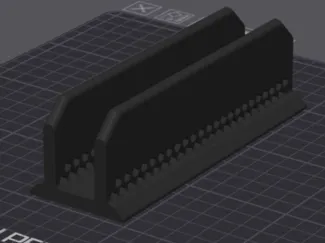 Minimalist Vertical Laptop Stand 21mm 