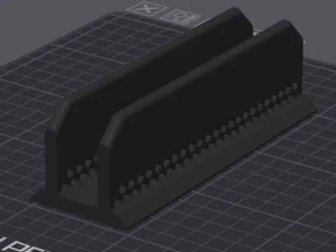 Minimalist Vertical Laptop Stand 21mm 