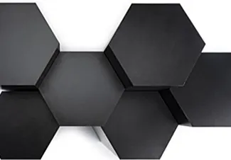 3" hexagon stands - set of 4