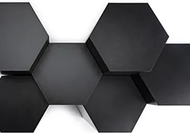 3" hexagon stands - set of 4