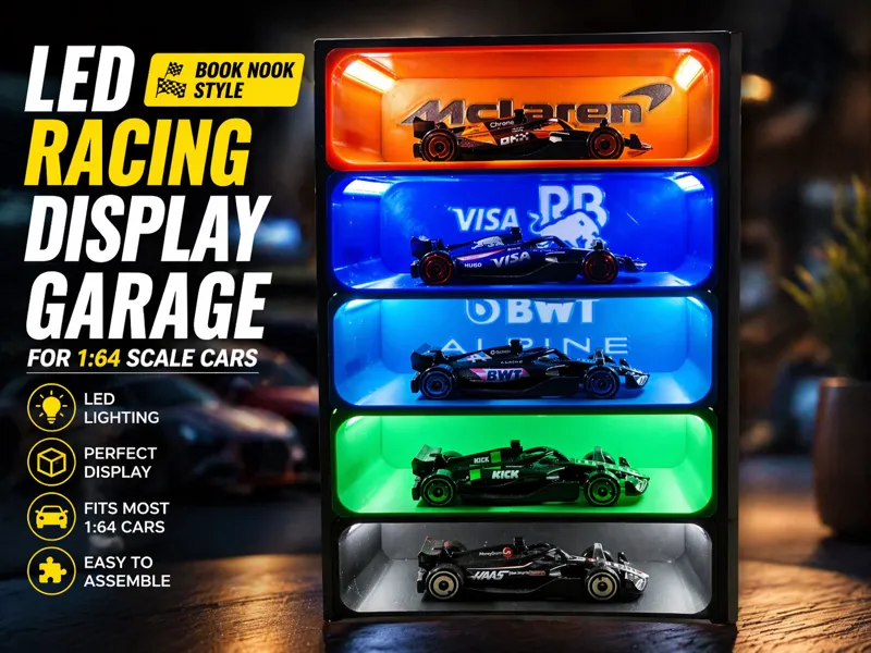 LED Racing Display Garage