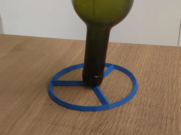 Égouttoir pour bouteille de vin en verre