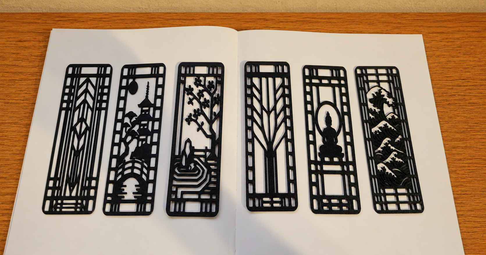 Miniatura 2 do modelo 3D Zen Bookmarks