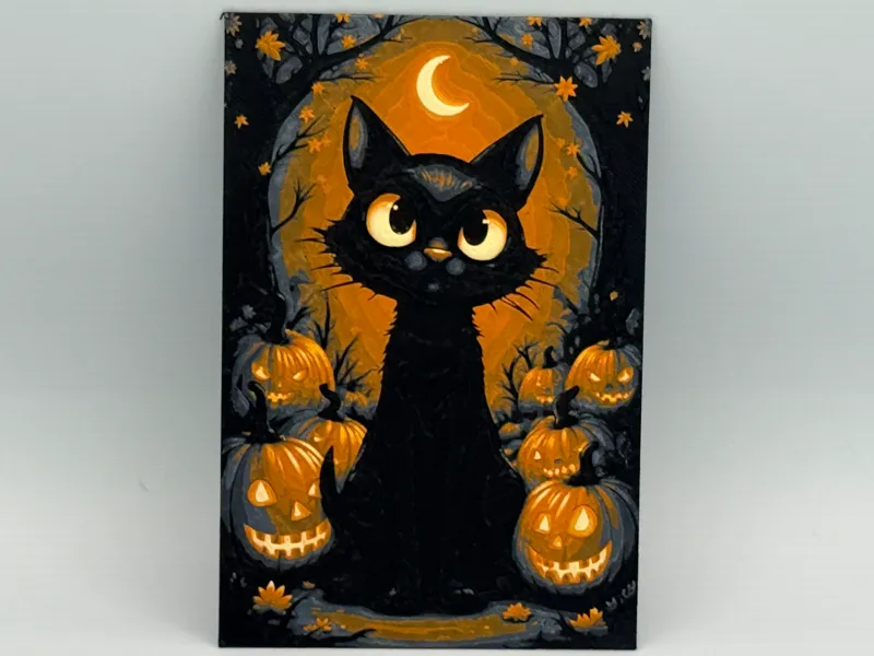 Halloween Cat Hueforge