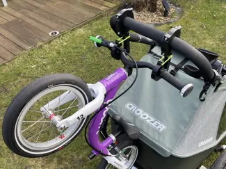 Laufrad / Fahrrad Halter für Croozer Anhänger 