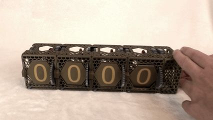 Modular Mechanical Binary Counter System