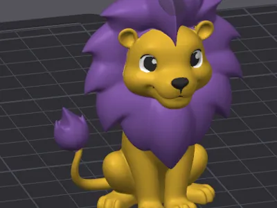 Lion Keychain