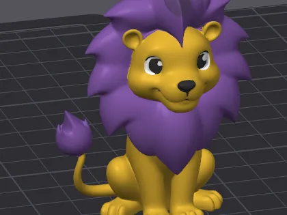 Lion Keychain