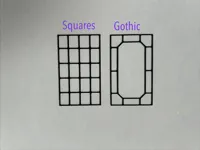 Fenêtres gothiques et autres styles, pour maquettes — photo 3