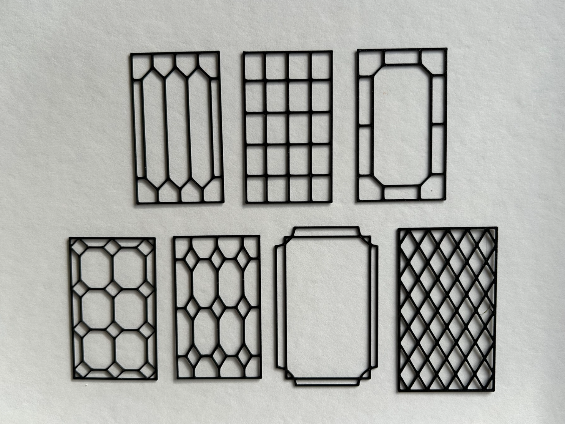 GOTHIC WINDOW AND OTHER WINDOW STYLES MODEL MAKING