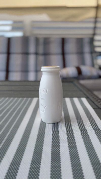 Cap for actimel bottle