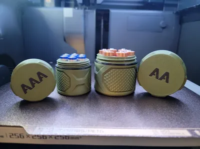 v2 Waterproof AA/AAA Battery holders + Canisters