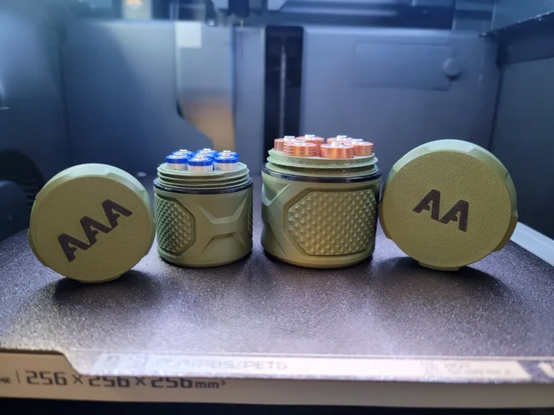 v2 Waterproof AA/AAA Battery holders + Canisters