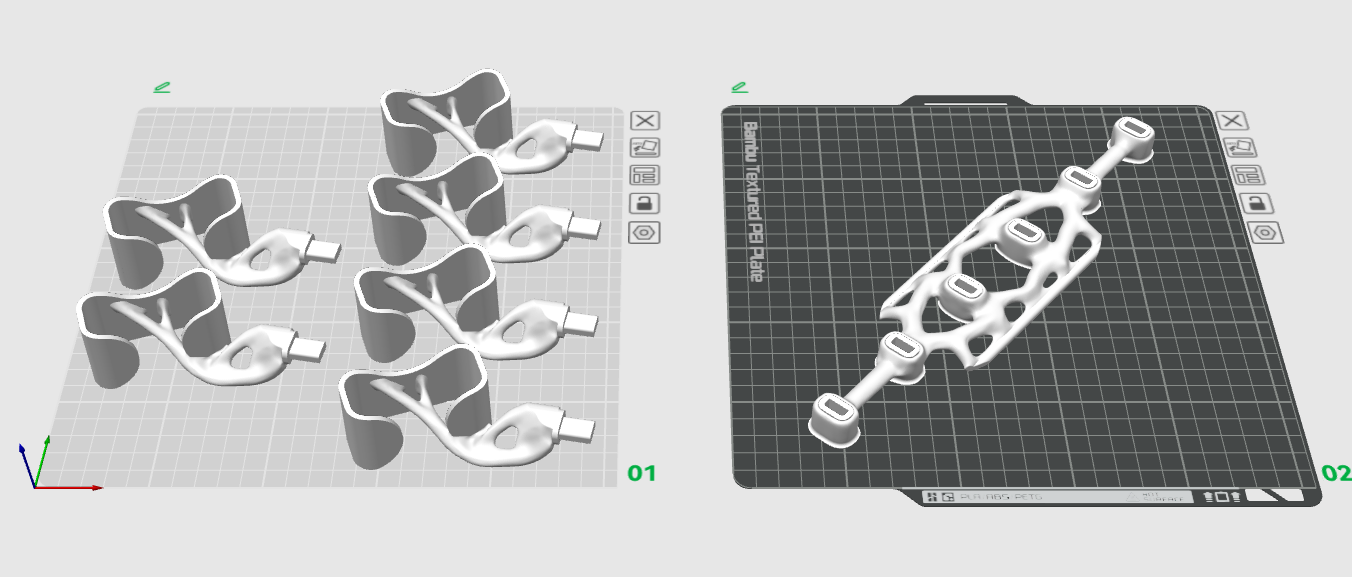 Miniatura 2 do modelo 3D Bionic Watchholder