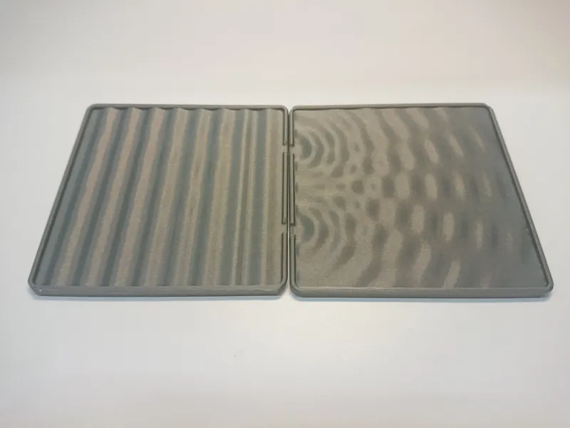 Double-slit experiment coasters