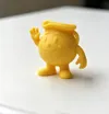 Single-color print, fast and material-saving, manual coloring